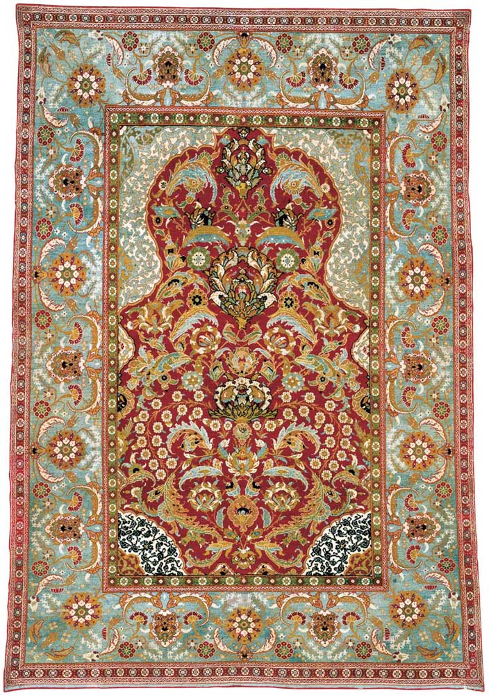 Ottoman Carpet, niche or prayer carpet, Ottoman Empire