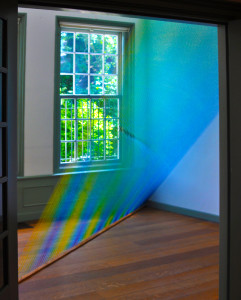 Gabriel Dawe/ USA: "Number 23", site-specific thread installation