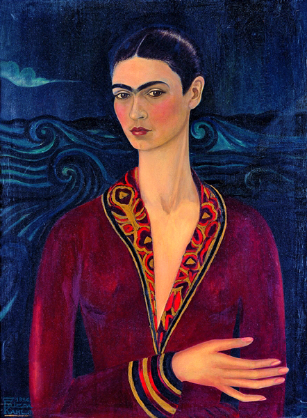 Frida Kahlo: Self portrait with Velvet Dress, 1926 © García Formentí y Asociados Arquitectos S.C, Città del Messico, by SIAE 2014 