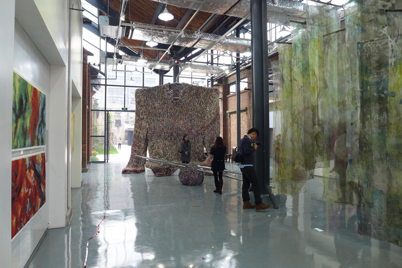 The 7th Contemporary International Fiber Art Biennial 'From Lausanne to Beijing', 2012 in Nantong, photo Beatrijs Sterk 