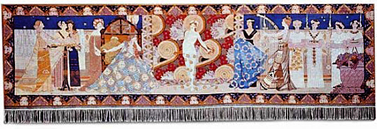 "Salomes dans" (Salome´s Dance, 1900, 193 x 684 cm