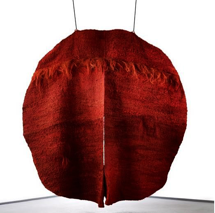 Magdalena Abakanowicz: Abakan rouge III, 1970 - 1974, 300 x 300 x 45 cm, Fondation Toms Pauli