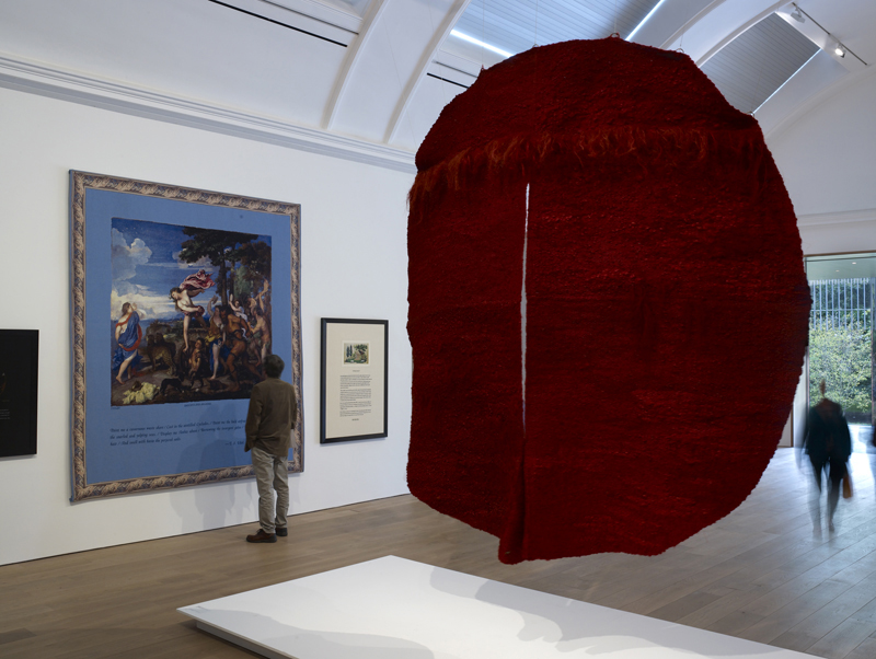  Magdalena Abakanowicz, "Abakan Rouge III, 1970/71. Courtesy Toms Pauli Foundation. Photo Michael Pollard