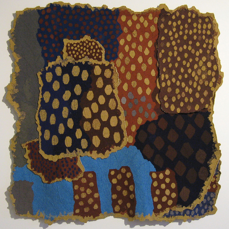 Joanna Soroka/UK: "Lots of Dots", 2010 mixed media ; tapestry at the 4th European Tapestry Triennial