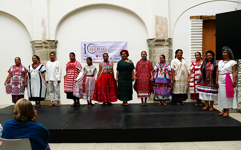 Traditional Costume Show showing the traditional costumes worn in the different parts of Mexico, by the women from these regions