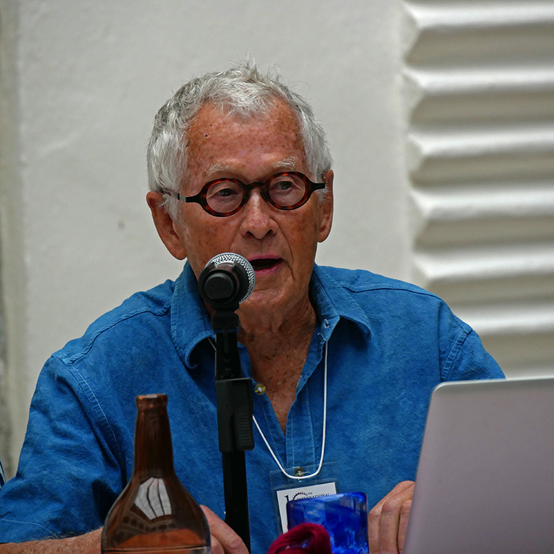 Jim Bassler key note speech at the opening day of the Shibori Symposium