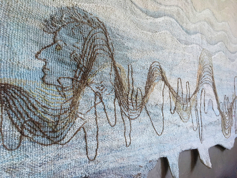 Monique Lehman, USA: "Chopin´s Coat"; tapestry