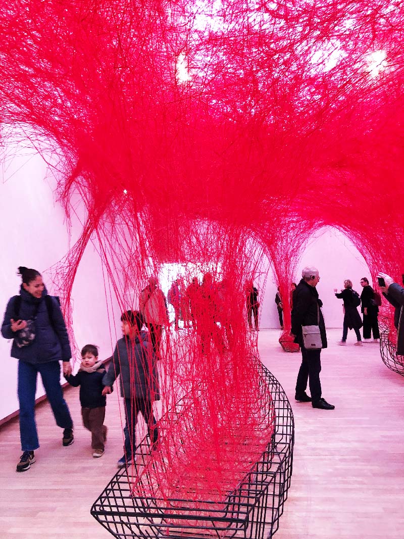 Chiharu Shiota The Soul Trembles Textile Forum Blog